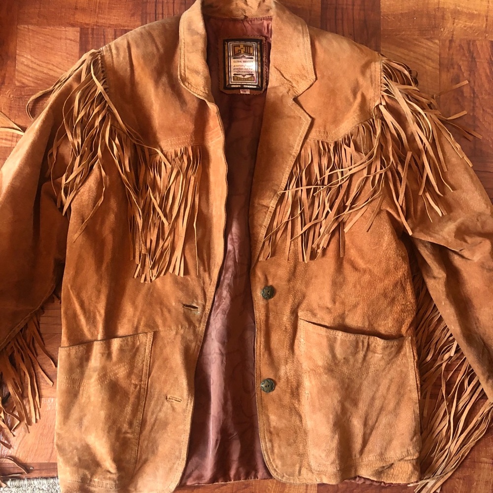 Vintage Cowboy Leather Jacket